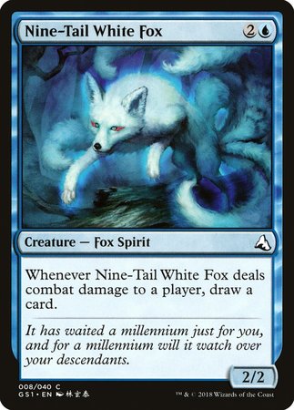 Nine-Tail White Fox [Global Series Jiang Yanggu & Mu Yanling] - TCG Master