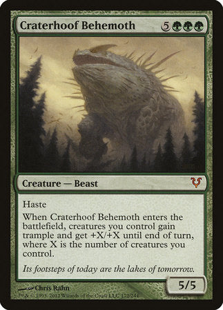 Craterhoof Behemoth [Avacyn Restored] - TCG Master