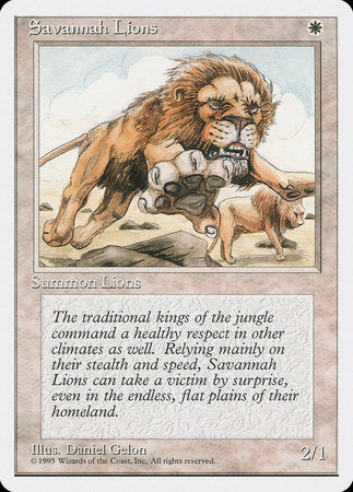 Savannah Lions [Fourth Edition] - TCG Master