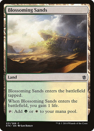 Blossoming Sands [Khans of Tarkir] - TCG Master