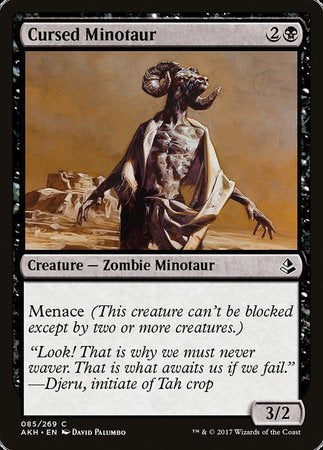 Cursed Minotaur [Amonkhet] - TCG Master