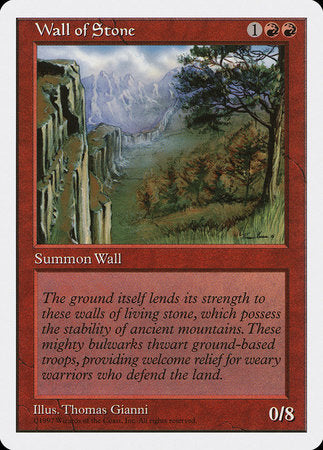 Wall of Stone [Fifth Edition] - TCG Master