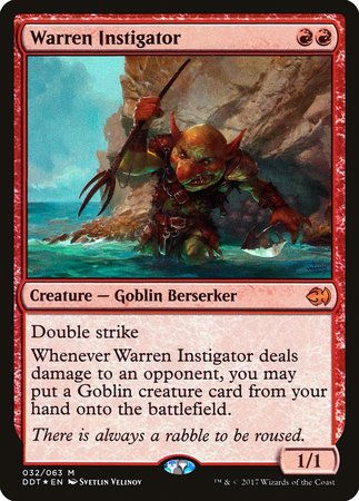 Warren Instigator [Duel Decks: Merfolk vs. Goblins] - TCG Master