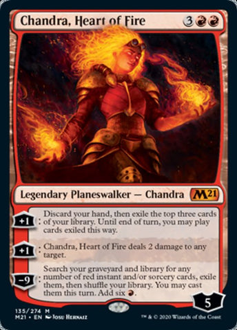 Chandra, Heart of Fire [Core Set 2021] - TCG Master