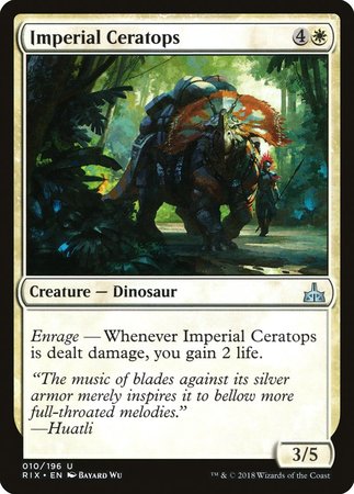 Imperial Ceratops [Rivals of Ixalan] - TCG Master
