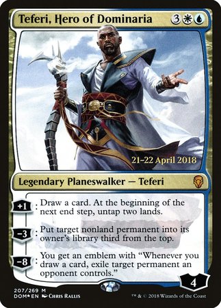 Teferi, Hero of Dominaria [Dominaria Promos] - TCG Master