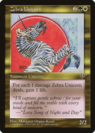 Zebra Unicorn [Mirage] - TCG Master