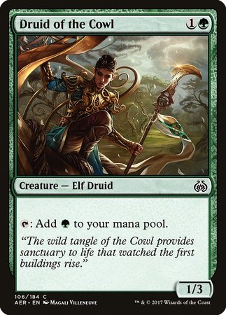 Druid of the Cowl [Aether Revolt] - TCG Master