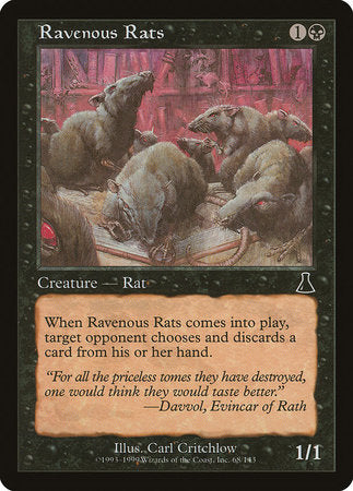 Ravenous Rats [Urza's Destiny] - TCG Master