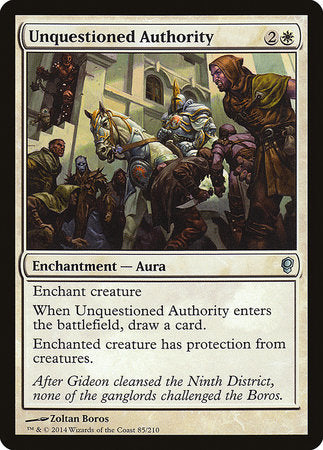 Unquestioned Authority [Conspiracy] - TCG Master