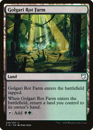 Golgari Rot Farm [Commander 2018] - TCG Master