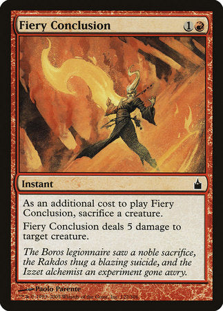 Fiery Conclusion [Ravnica: City of Guilds] - TCG Master