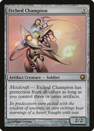 Etched Champion [Scars of Mirrodin] - TCG Master