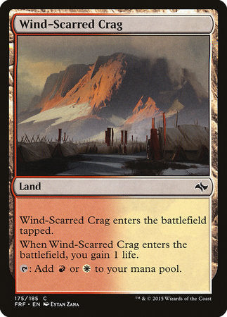 Wind-Scarred Crag [Fate Reforged] - TCG Master