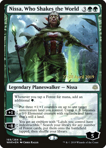 Nissa, Who Shakes the World  [War of the Spark Prerelease Promos] - TCG Master