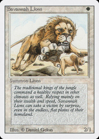 Savannah Lions [Revised Edition] - TCG Master