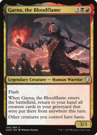 Garna, the Bloodflame [Dominaria] - TCG Master