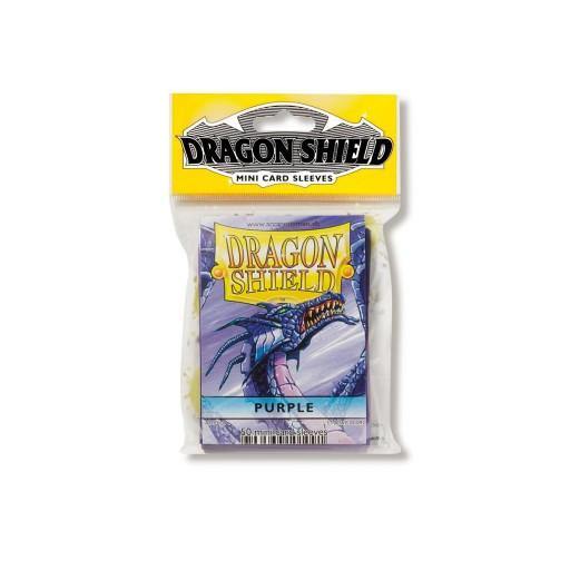Products Dragon Shield 60 Japanese Size Card Sleeves - Purple Classic Glossy