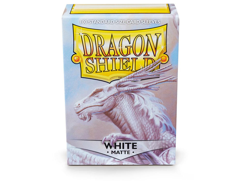 Dragon Shield Standard Sleeve - White Matte - TCG Master
