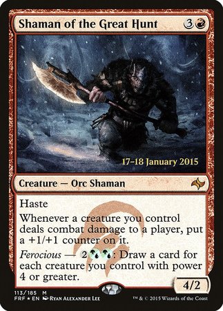 Shaman of the Great Hunt [Fate Reforged Promos] - TCG Master