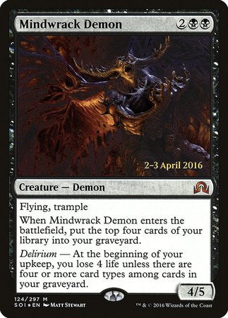 Mindwrack Demon [Shadows over Innistrad Promos] - TCG Master