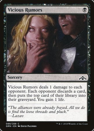 Vicious Rumors [Guilds of Ravnica] - TCG Master