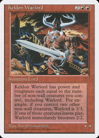 Keldon Warlord [Fourth Edition] - TCG Master