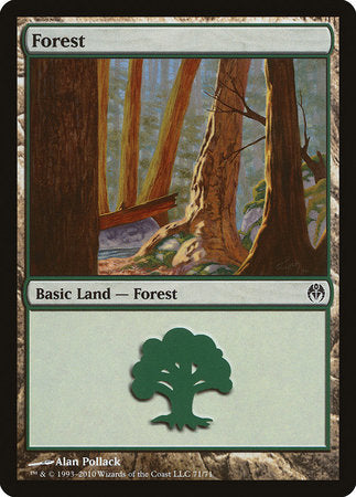 Forest (71) [Duel Decks: Phyrexia vs. the Coalition] - TCG Master