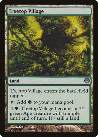 Treetop Village [Duel Decks: Knights vs. Dragons] - TCG Master