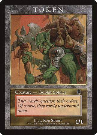Goblin Soldier Token (Apocalypse) [Magic Player Rewards 2001] - TCG Master
