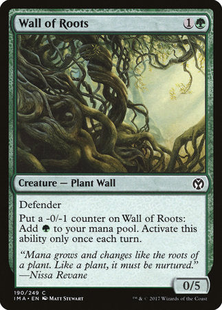 Wall of Roots [Iconic Masters] - TCG Master