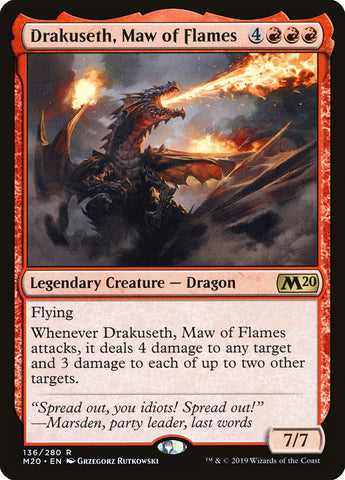 Drakuseth, Maw of Flames [Core Set 2020] - TCG Master