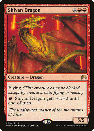Shivan Dragon [Magic Origins] - TCG Master