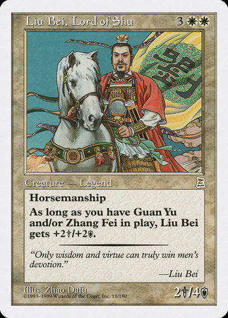 Liu Bei, Lord of Shu [Portal Three Kingdoms] - TCG Master