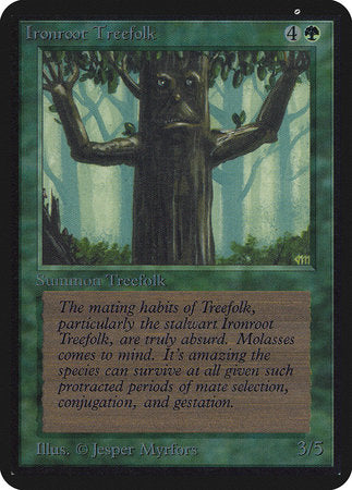 Ironroot Treefolk [Limited Edition Alpha] - TCG Master