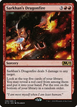Sarkhan's Dragonfire [Core Set 2019] - TCG Master