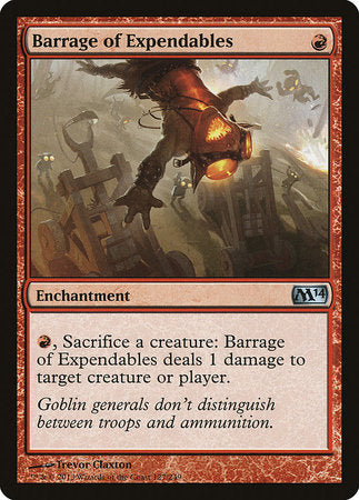 Barrage of Expendables [Magic 2014] - TCG Master