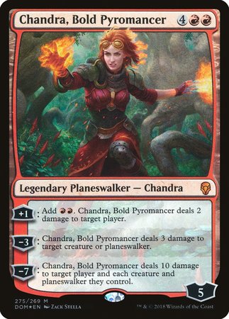 Chandra, Bold Pyromancer [Dominaria] - TCG Master