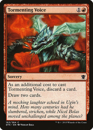 Tormenting Voice [Dragons of Tarkir] - TCG Master