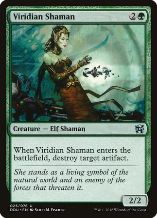 Viridian Shaman [Duel Decks: Elves vs. Inventors] - TCG Master