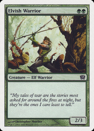 Elvish Warrior [Ninth Edition] - TCG Master