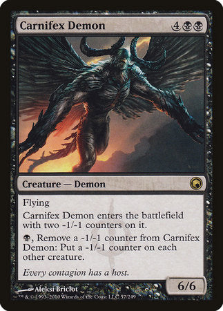 Carnifex Demon [Scars of Mirrodin] - TCG Master