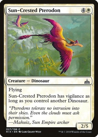 Sun-Crested Pterodon [Rivals of Ixalan] - TCG Master
