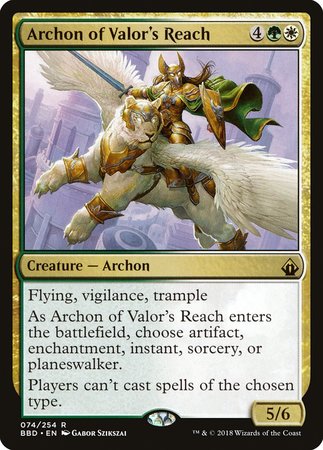 Archon of Valor's Reach [Battlebond] - TCG Master