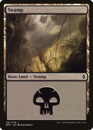 Swamp (261) [Battle for Zendikar] - TCG Master