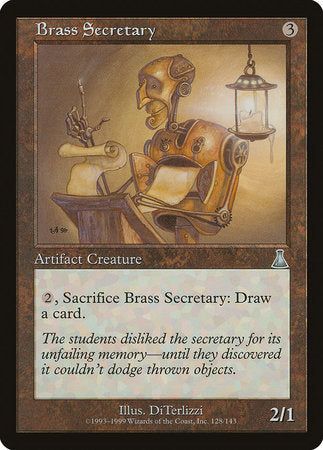 Brass Secretary [Urza's Destiny] - TCG Master