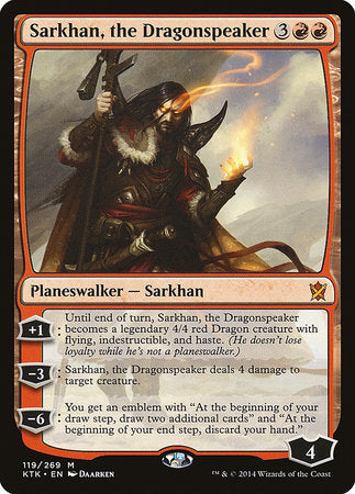 Sarkhan, the Dragonspeaker [Khans of Tarkir] - TCG Master
