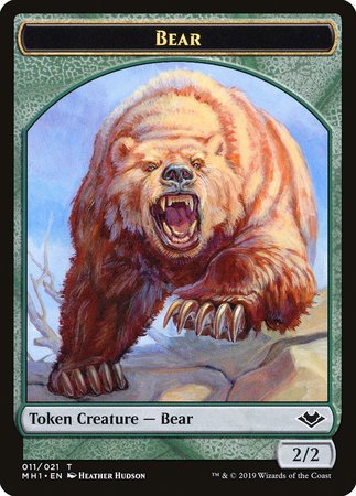 Bear Token (011) [Modern Horizons Tokens] - TCG Master