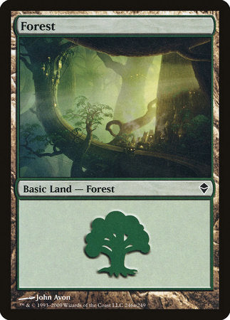 Forest (246a) [Zendikar] - TCG Master