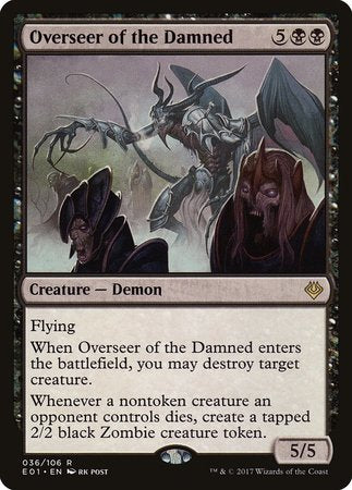 Overseer of the Damned [Archenemy: Nicol Bolas] - TCG Master